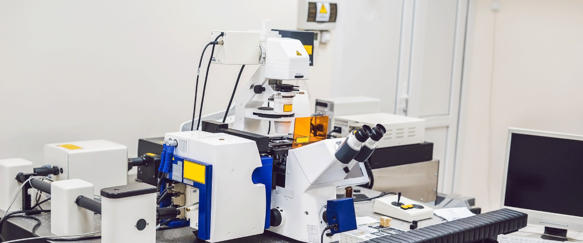 共焦点レーザー顕微鏡のイメージ